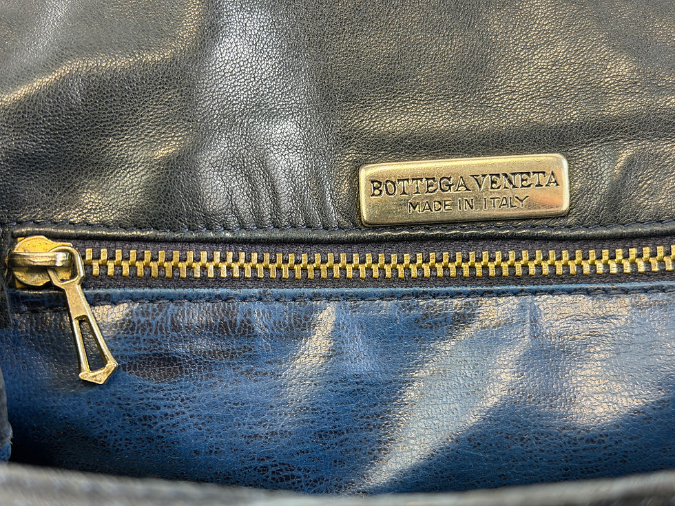 Miniatura: BOTTEGA VENETA Intrecciato Leather Crossbody Shoulder Bag Small Black