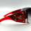 Thumbnail: DIOR Grandsalon H1800 Gray Lens Swarovski Red Sunglasses Limited Edition 120