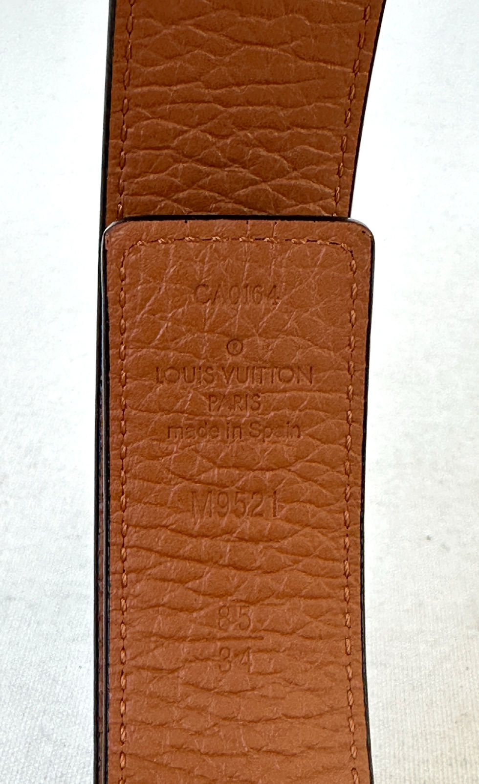 Miniatura: LOUIS VUITTON Black Brown Reversible Initiales 30mm 85/34 Belt M9521
