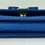 縮圖：NEW SALVATORE FERRAGAMO Ginny Leather Crossbody Messenger Bag Blue Vara Bow