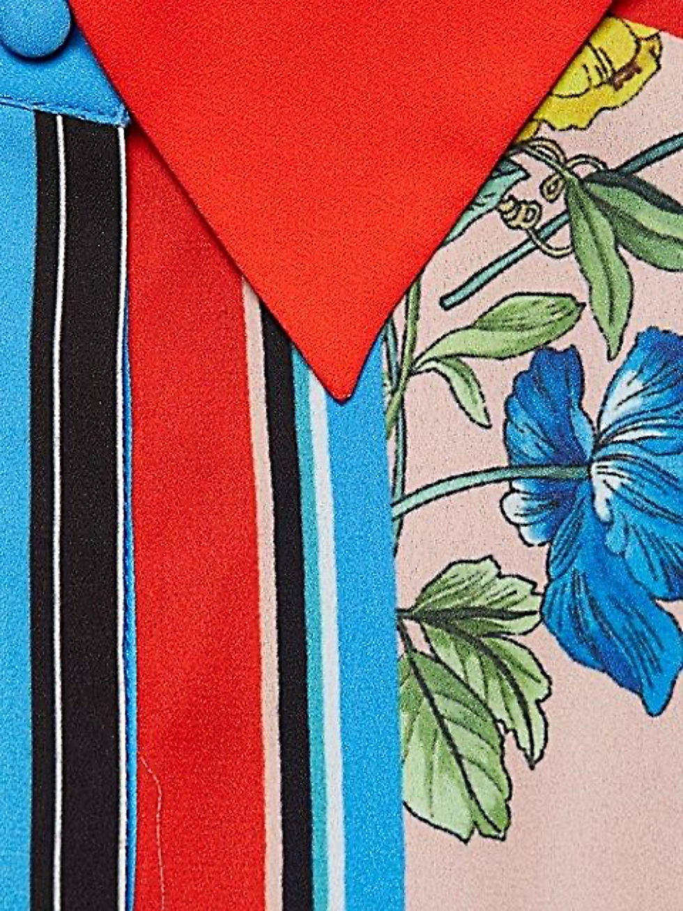 縮圖：ALICE & OLIVIA Multi color Floral Farrah handkerchief Dress 4 Small NEW