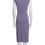 Miniatura: MICHAEL KORS Collection Purple Sleeveless Gathered Mid Length Sheath Dress 6