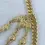 Miniatura: ST. JOHN KNITS Vintage 24K GP Chain Belt Adjustable Triple Strand Signed NEW