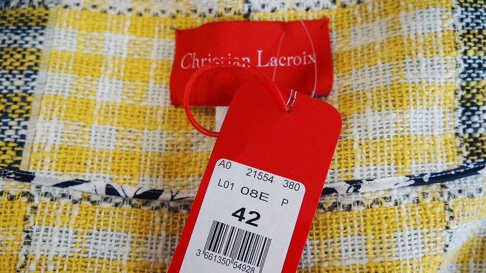 Thumbnail: CHRISTIAN LACROIX COUTURE Black Belted Jacket Medium