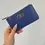 Hình thu nhỏ: SALVATORE FERRAGAMO Blue Gancini Leather Coin Pouch Small Blue Gold Hardware