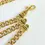 Thumbnail: ST. JOHN KNITS Vintage 24K GP Chain Belt Adjustable Triple Strand Signed