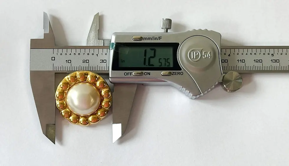 Thumbnail: Vintage CHANEL Faux Pearl 24Gold Plated Round Clip-On Earrings 1970's
