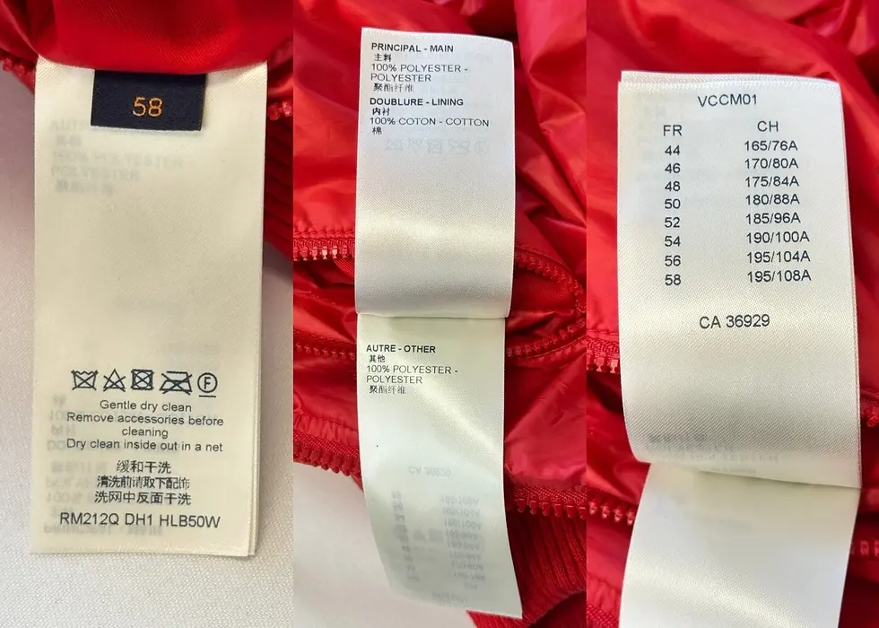 Hình thu nhỏ: NWT LOUIS VUITTON LVSE Flower Quilted Hoodie Puffer Jacket 58 Rio Red 1A9FUY