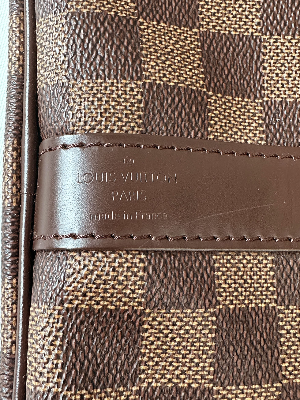 Miniatura: LOUIS VUITTON Brown Damier Ebene Canvas Keepall Bandouliere Travel Duffle Bag 55