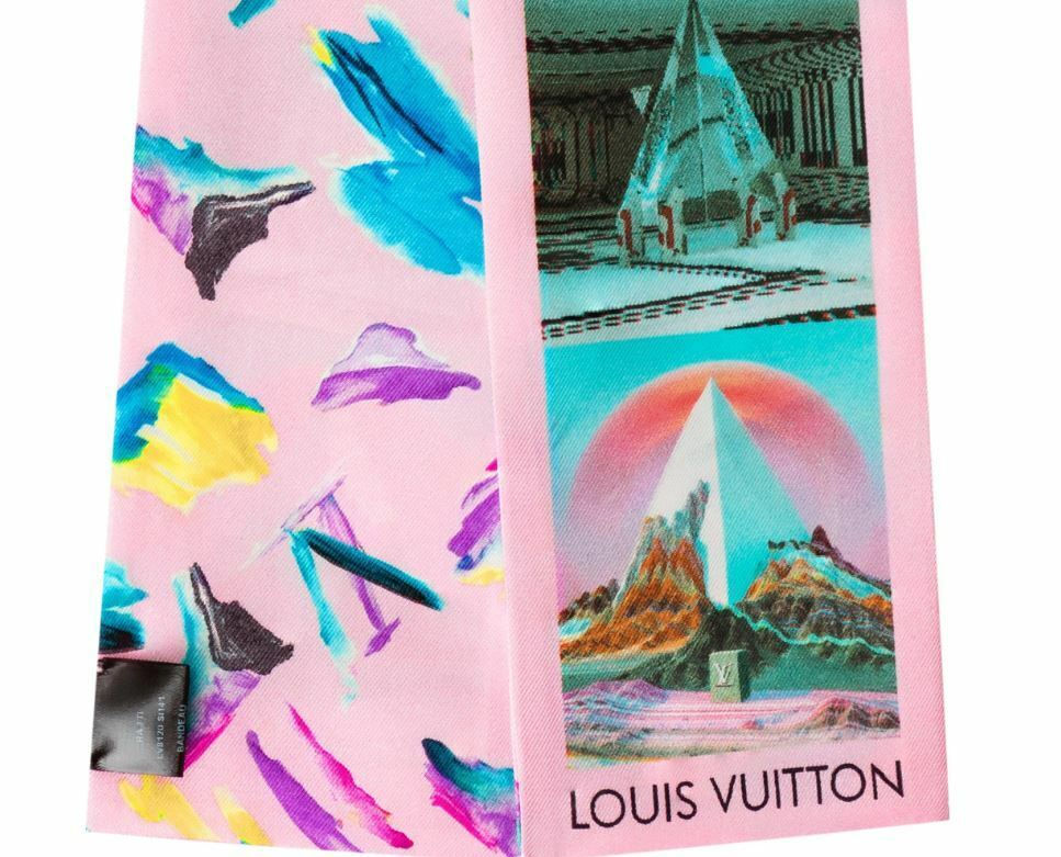 Hình thu nhỏ: NEW LOUIS VUITTON Pink Bandeau Splash Limited Edition MP2376 Nicolas Ghesquiere