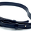 Miniatura: CHRISTIAN DIOR Black Silver Double Layered Leather Small Buckle C Shape Belt