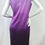 縮圖：ST. JOHN Purple Ombre Pailette Sequin Sleeveless Knee Length Sheath Dress 8