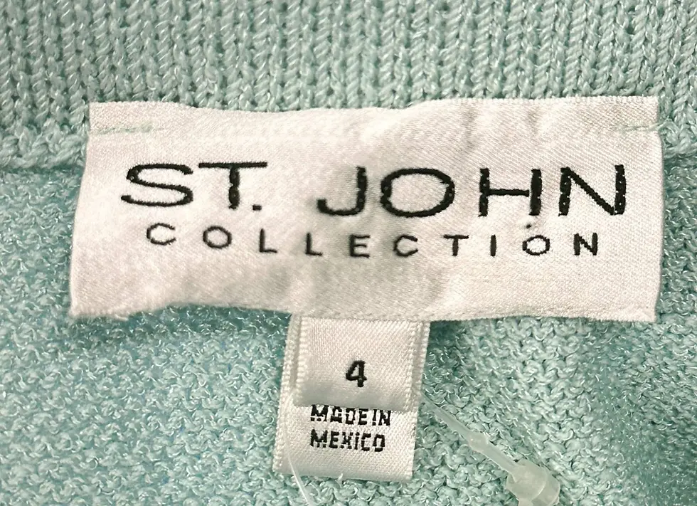 Thumbnail: NWT ST. JOHN Knit Santana Basic Straight Skirt 4 Ice Light Green Knee Length