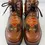 Thumbnail: LOUIS VUITTON Oberkampf Ankle Boot Nigo Heart Lace Up 7.5 Monogram Leather