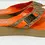 Thumbnail: CHRISTIAN DIOR Calfskin Monogram Trotter Thong Sandals 40 Orange 10