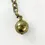 Thumbnail: LANVIN Faux Pearl & Tweed Multi-Strand Necklace Yellow Lime Green Chain Signed