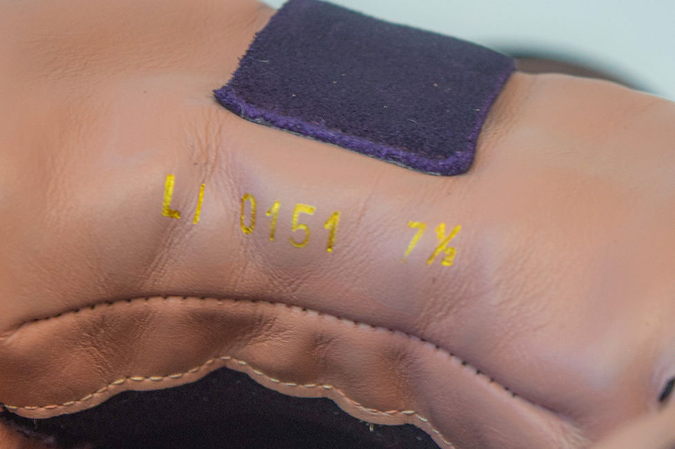 Hình thu nhỏ: LOUIS VUITTON Tribe Suede Leather High Top Sneakers 7.5 Black Purple Men's 8.5
