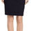 Hình thu nhỏ: NEW ST. JOHN Pencil Skirt 2 Navy Blue Diamond Crochet Lace Lined Cotton Blend