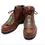 Thumbnail: LOUIS VUITTON Oberkampf Ankle Boot Nigo Heart Lace Up 7.5 Monogram Leather