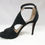 Thumbnail: JIMMY CHOO 151 Tinsay Black Nubuck Suede Sandals Open Toe Heels37 7