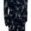 Thumbnail: GIORGIO ARMANI 3PCS Velvet Jacket Dress Scarf 6 8 Black Gray Leaf