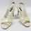 Hình thu nhỏ: LOUIS VUITTON LV Sandals 39 Santa Barbara 8.5 Criss Cross Patent Leather Cream