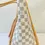 Hình thu nhỏ: LOUIS VUITTON Propriano Damier Azur Canvas Tote Bag Medium Rose Ballerine N44027