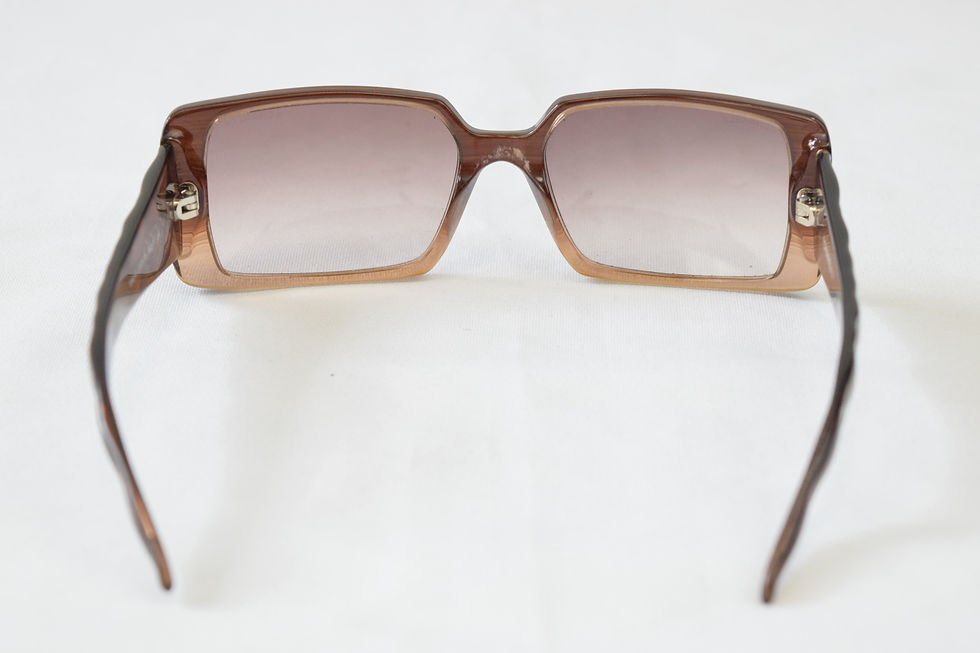 縮圖：CHANEL Brown Beige Gradient Rectangular Sunglasses 5045B C.675 55-17-135
