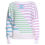 Miniatura: CHANEL Cashmere Pullover Sweater 34 Silk White Sky Blue Striped CC Cruise 20