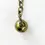 Thumbnail: LANVIN Faux Pearl & Tweed Multi-Strand Necklace Yellow Lime Green Chain Signed