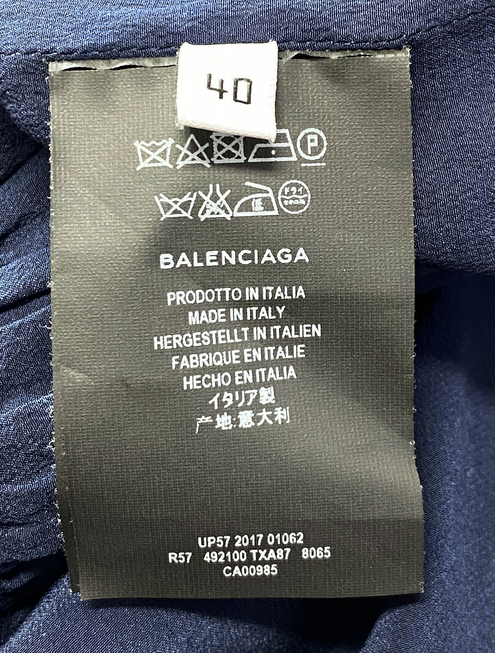 縮圖：BALENCIAGA Floral Baby Doll Plastron Mini Dress Silk Crepe De Chine 40 10