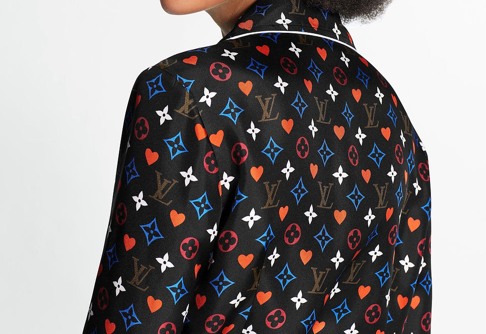 Miniatura: NWT Louis Vuitton Game On Card Pocket Pajamas Top Cruise 2021 36 4 US
