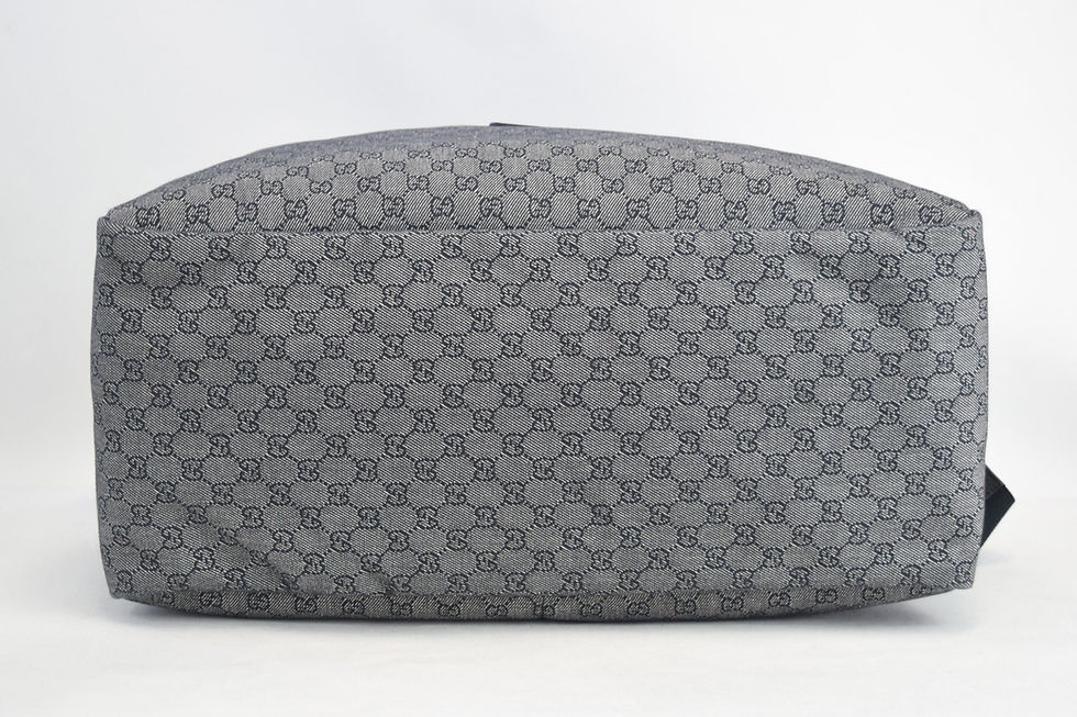 Miniatura: GUCCI Diamante GG Canvas Travel Duffle Bag Large Black Logo Red Green Web