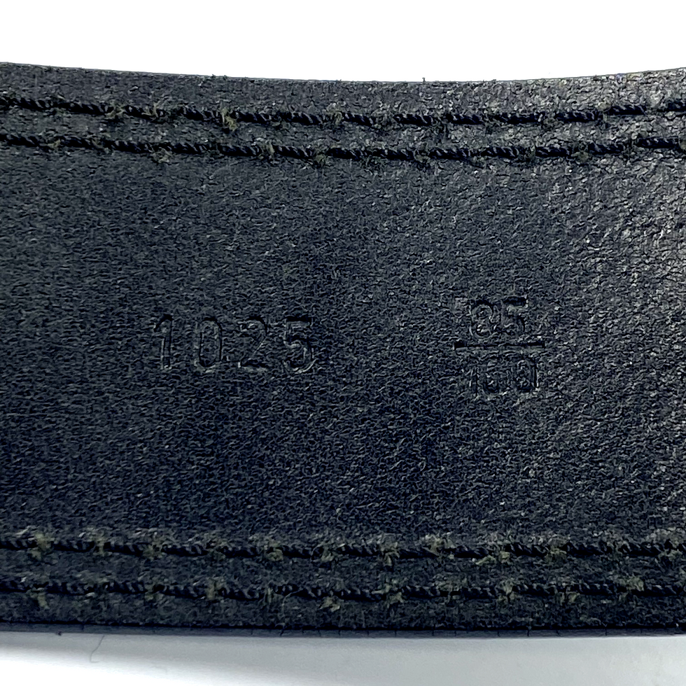 Hình thu nhỏ: DIOR HOMME Black Silver Grunge Grommet Star Studded Buckle Belt Unisex 85/100