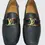 Thumbnail: LOUIS VUITTON Calfskin Monte Carlo Moccasin Loafers 8.5 Black Mens Driving Shoes