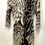 Miniatura: ROBERTO CAVALLI Sheath Dress 40 M Ocelot Print Gold Pin Embellishments NEW