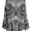 Miniatura: ALEXANDER MCQUEEN Silk Chiffon Blouse 42 Gray Skull Print Bow Cuff F/W 2010