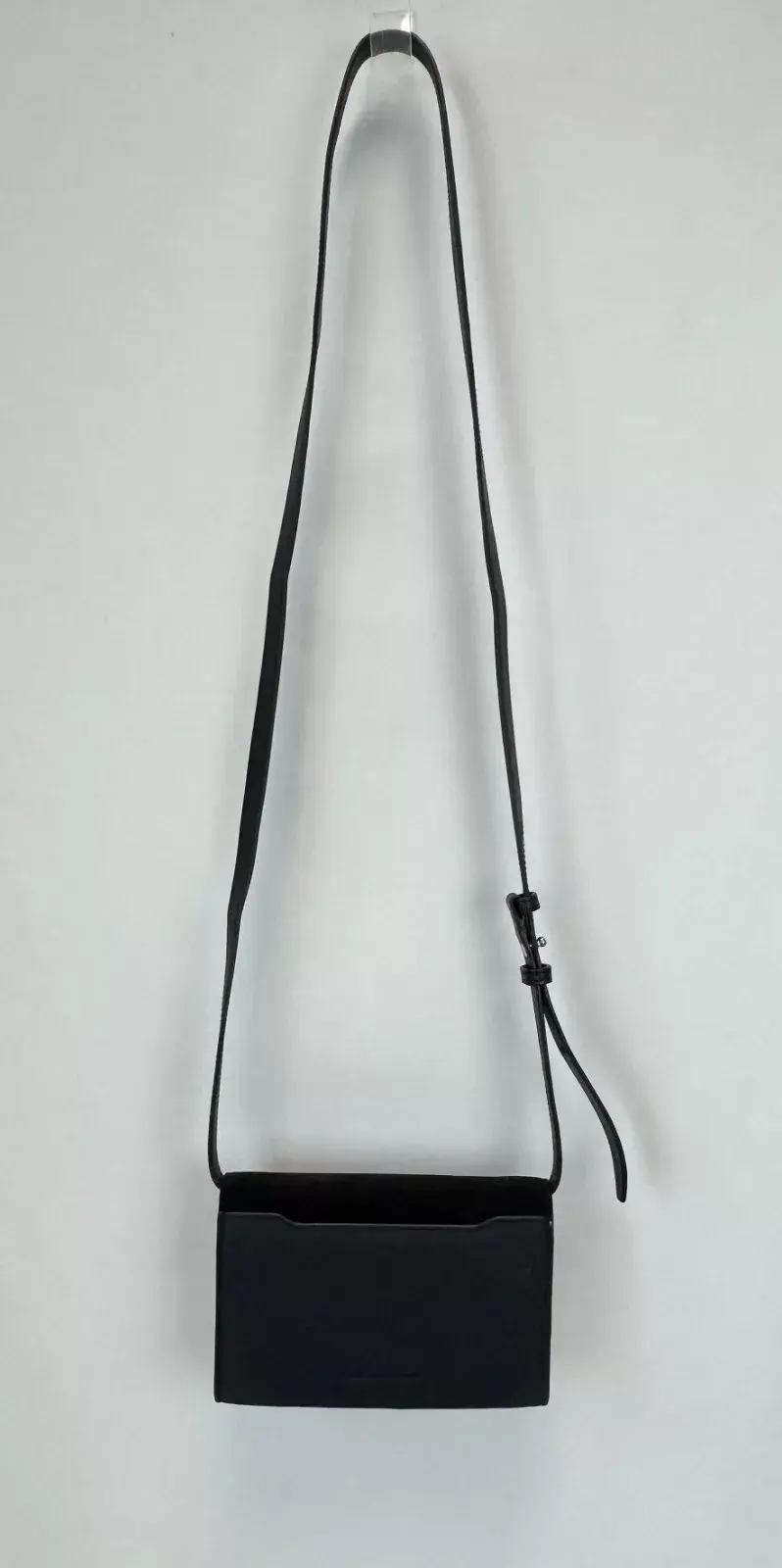 Thumbnail: NWOT ALEXANDER WANG Studded Leather Bag Black Suede Crossbody Cage Adjustable