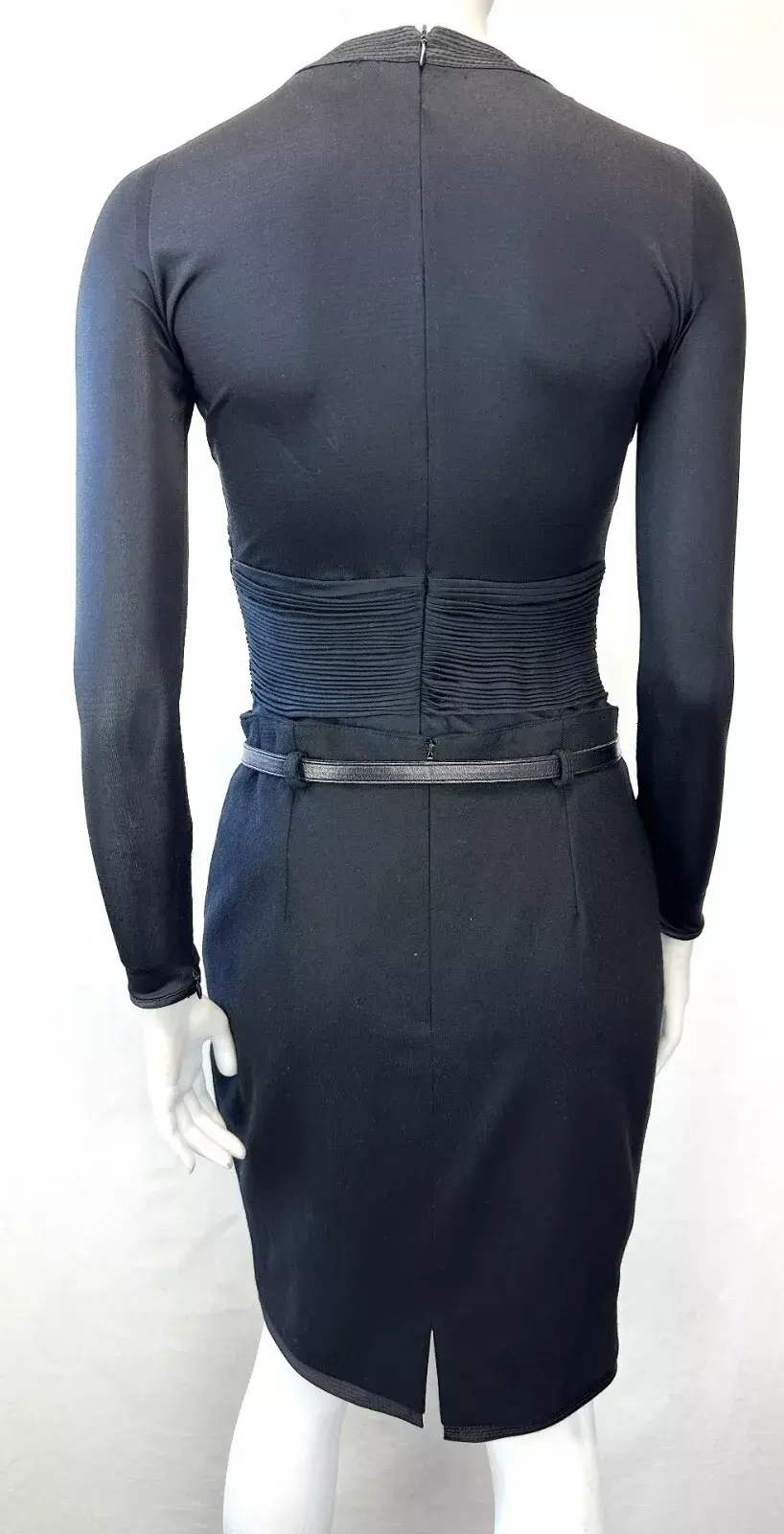 Miniatura: FONTANA COUTURE Milano 4PCS Jacket Blouse Skirt Belt 38 Pink Black