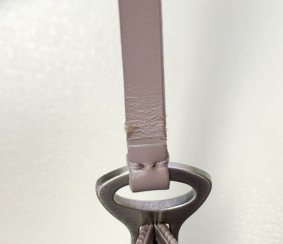 Miniatura: LOUIS VUITTON Epi Leather Demi-Lune Pochette Bag Lilac Baguette Matte Hardware
