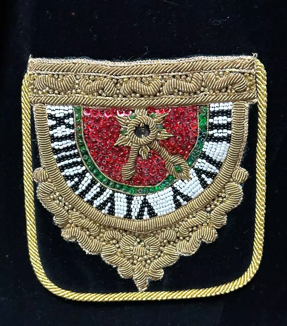 Miniatura: ESCADA Margaretha Ley Velvet Jacket 38 Black Gold Piping Trim Beaded 8 M