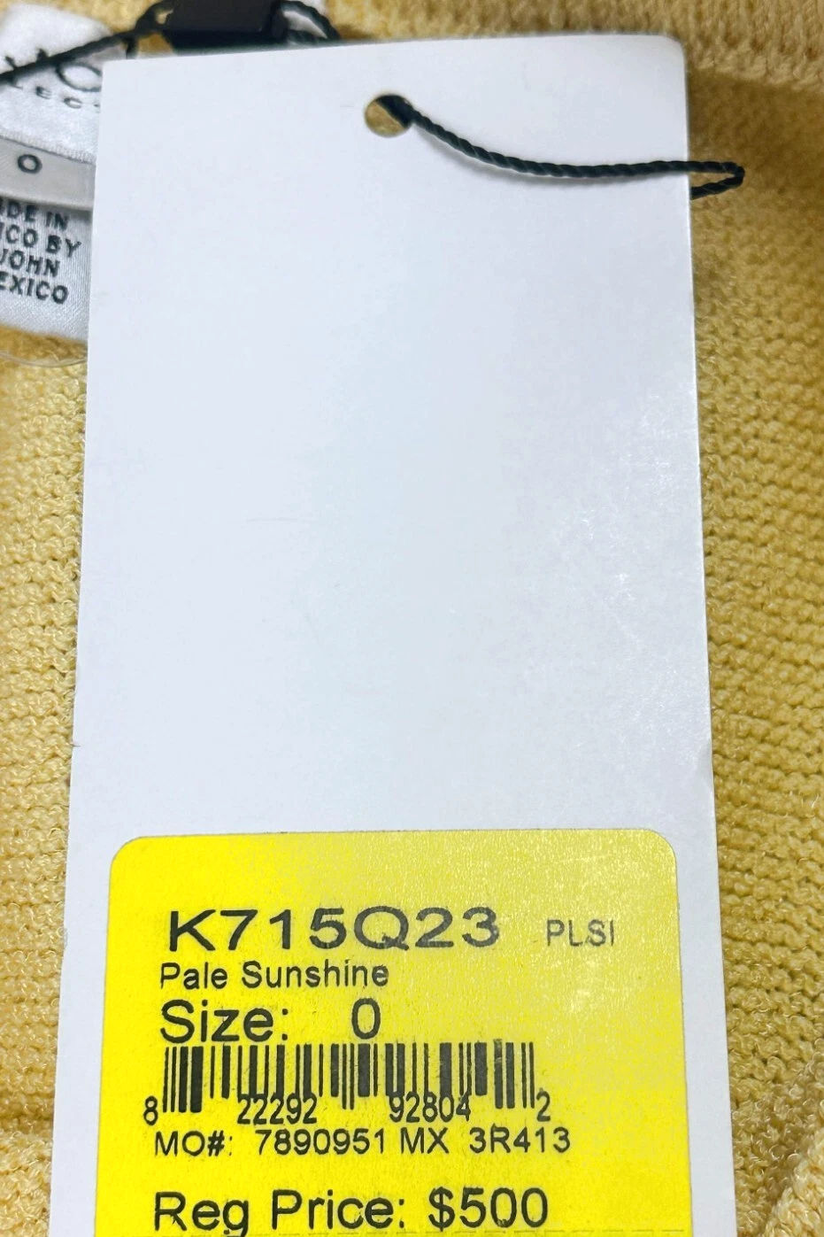 Thumbnail: NWT ST. JOHN Santana Knit Basic Straight Skirt 0 Sunshine Marygold Yellow