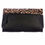 Miniatura: LANVIN Leopard Pony Swag Clutch Large Envelope Animal Print Leather Bag