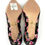 Miniatura: PRADA Vernice Rose 5.5 B Black Patent Floral Print Pumps Stilettos Heels Shoes