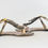 Thumbnail: CHLOE Leather Flat Sandals 40 Metallic Bronze Fringe Wrap Ankle Buckle 10 NEW