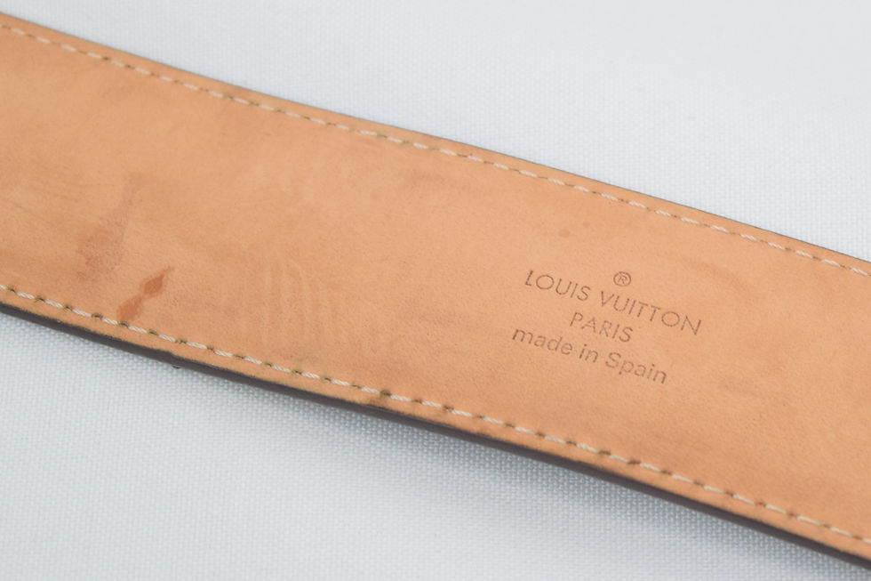 Miniatura: LOUIS VUITTON Ceinture 1904 Buckle Monogram Canvas Belt 90/36 Brown M9671