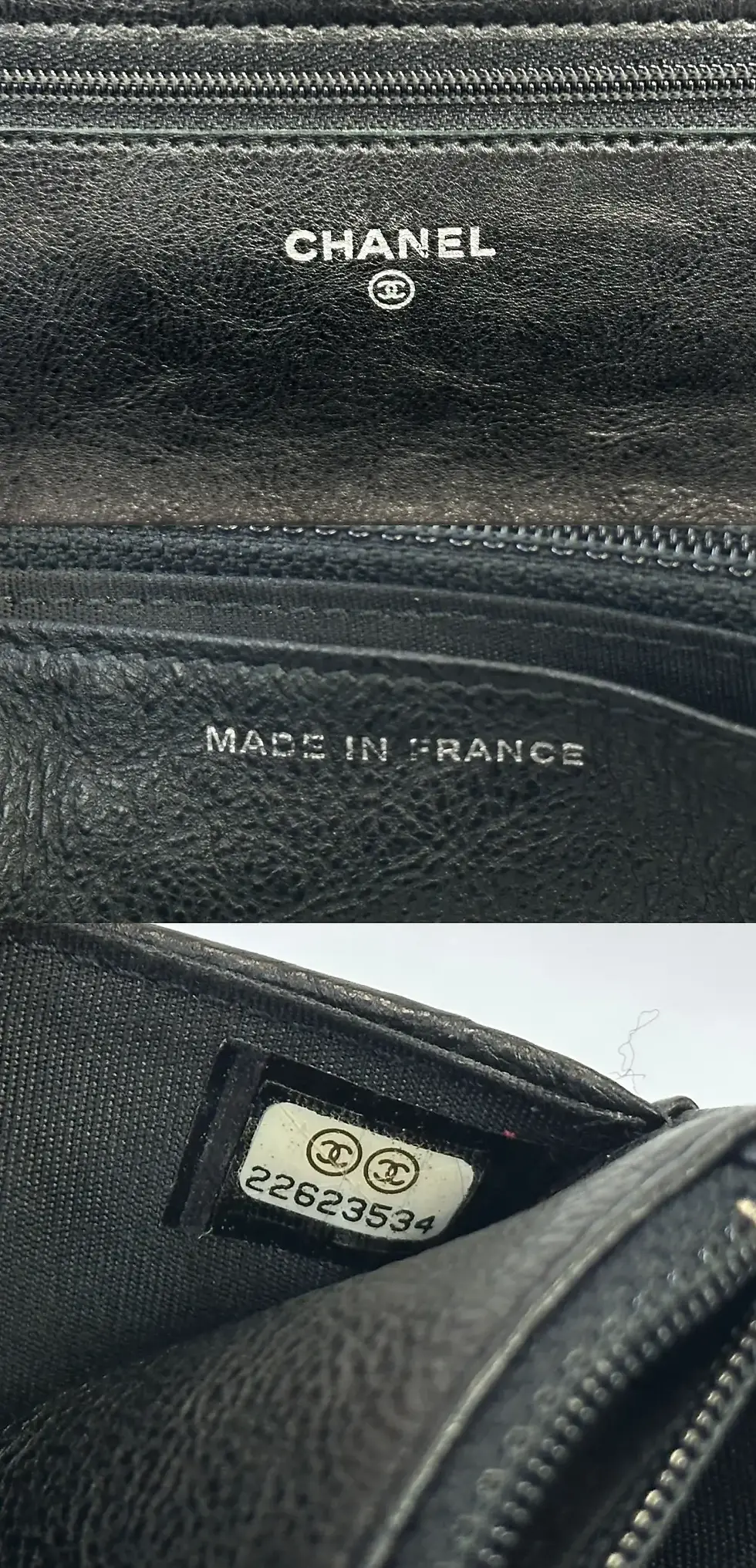 Thumbnail: CHANEL Quilted Leather Boy WOC Clutch Bag Small Black Removable Strap Gunmetal