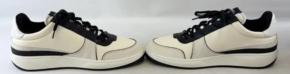 Thumbnail: CHANEL Low Top Sneakers Interlocking CC Logo 42 12 Leather Suede G45212 Shoes
