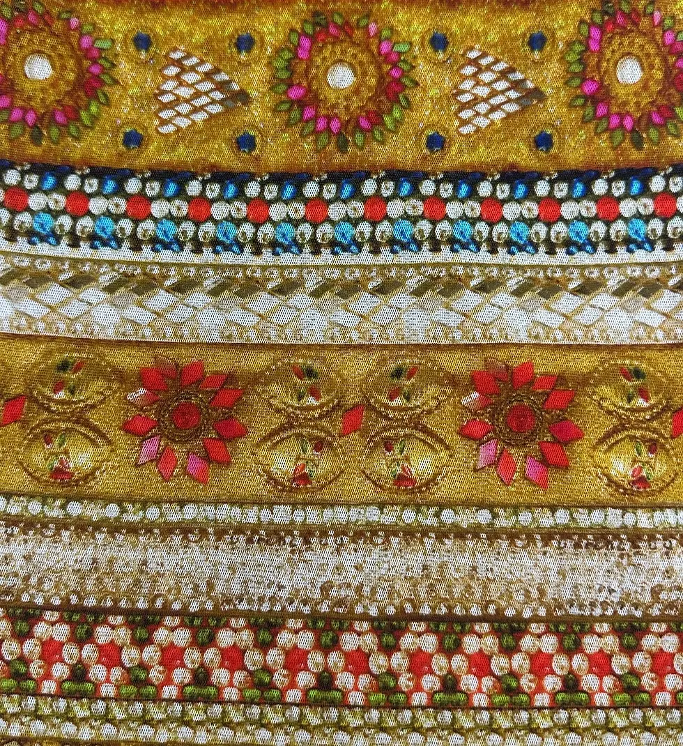 Miniatura: JEAN PAUL GAULTIER Mesh Jewel Print Maxi Dress Small Yellow Multicolor S