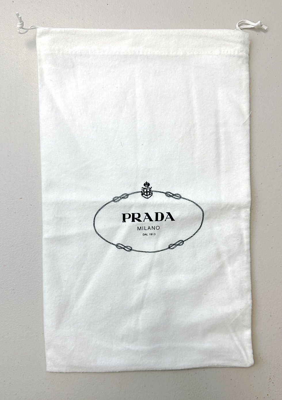 Miniatura: PRADA Black Patent Leather White Trim Small Satchel Bag